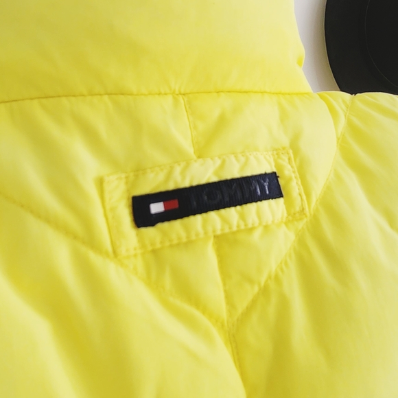 Tommy Hilfiger Yellow Puffer Vest - Picture 2 of 7